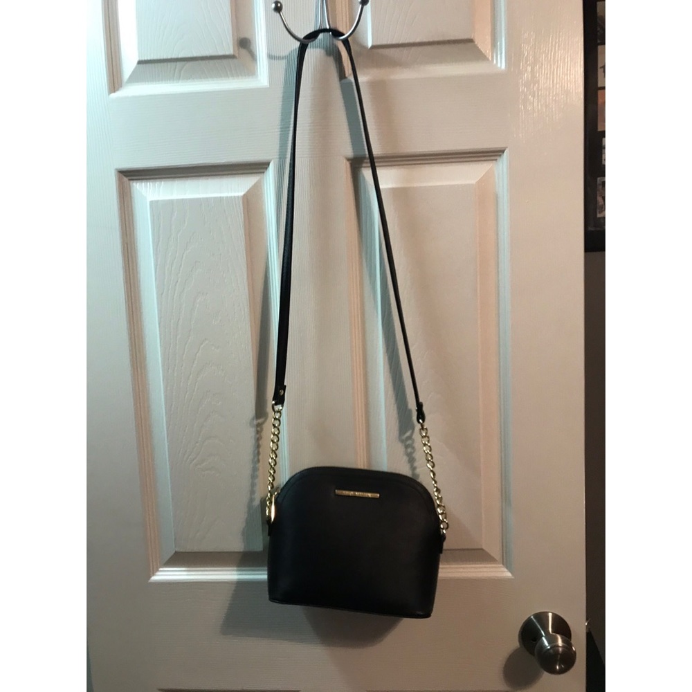 Steve Madden faux leather crossbody bag.